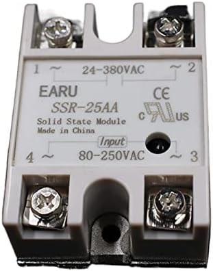 Hifasi מודול ממסר מצב מוצק SSR-25AA SSR-25 AA SSR 25A 80-250VAC קלט ל- 24-380VAC בקרת תעשיית תפוקה
