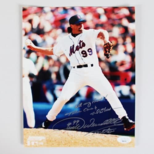 טורק וונדל חתום תמונה 8 × 10 מטס - COA JSA - תמונות MLB עם חתימה