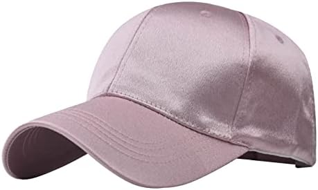 זכר נקבה ניטראלי קיץ סאטן מוצק בייסבול כובעי מתכוונן כובע מצחיות בית הספר של