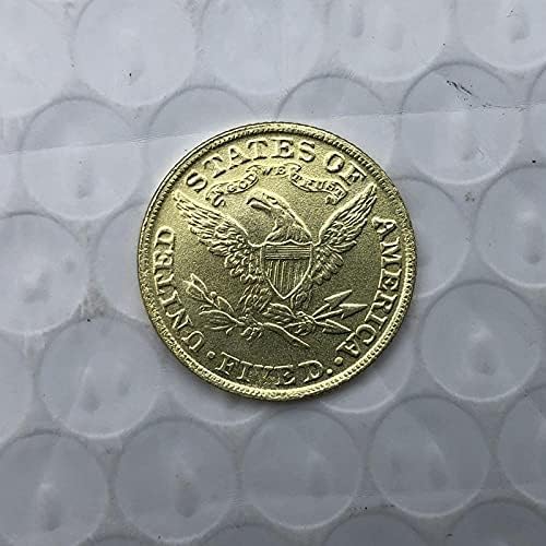 1861 אמריקה ליברטי מטבע מטבע נשר מצופה זהב מצופה זהב קריפטו מועדף מטבע מועדף מטבע זיכרון מטבע אספנות מטבע מזל מטבע אטא מטבע מלאכה