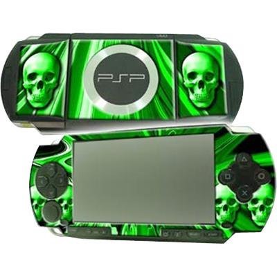עור גולגולת PSP ירוק