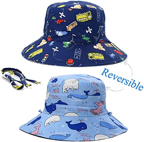 תינוק שמש כובע קיץ 50 + שמש הגנת חוף רחב ברים דלי כובעי כובע עבור תינוקות פעוט ילדים ילד ילדה