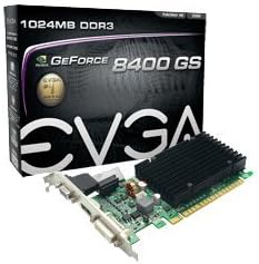 EVGA GEFORCE 8400GS 1GB 64-BIT DDR3 PCI EXPRESS 2.0 X16 כרטיס מסך WI