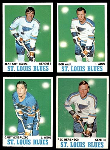 1970-71 Topps St. Louis Blues ליד צוות SET 6 - EX/MT - כרטיסי הוקי טלטלו