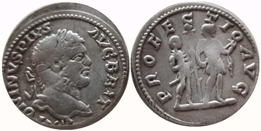דולר סילבר מטבע רומאי עתיק עותק זר מטבע זיכרון מצופה כסף RM06