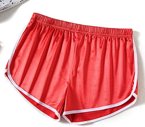 מכנסיים קצרים של ווקאצ'י לנשים, 2022 טרקלין לנשים המריצות מכנסיים קצרים מותניים אלסטיים מכנסיים אתלטים קצרים קיץ מכנסיים קצרים
