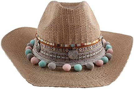 כובע שמש של חוף נשמות חוף אריזות כובעי קש בוקרים בקיץ עם שרוך רוח. חום