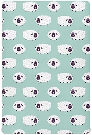 גודולד כבשים חמודות גיליונות מיטות לבנות בנים, 39x27 אינץ