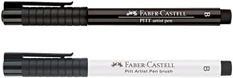 סט מברשת עט עט של היטס פיט סט שחור לבן סט סט