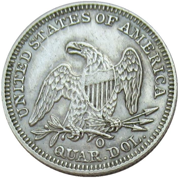 ארהב 25 סנט דגל 1851 מטבע זיכרון מעופף מצופה כסף