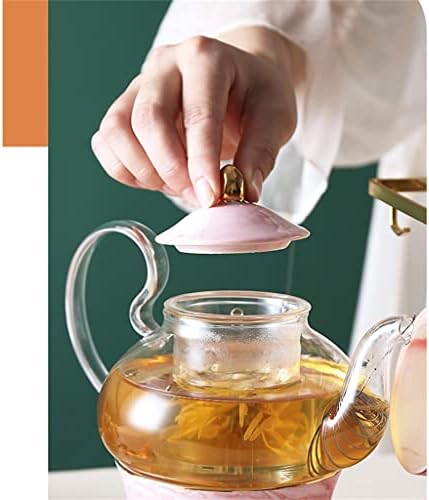 SDFGH סגנון נורדי פירות פירות תה כוס תה פרח קומקום פרחים סט אחר הצהריים תה תה סט כוס נר חימום