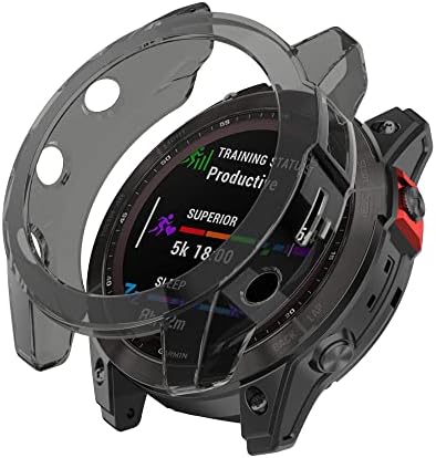 מארז Tencloud עבור Fenix ​​7 צפה במקרי מגן מסך TPU תואמים ל- Garmin Fenix ​​7/Fenix ​​7 Solar/Fenix ​​7 Sapphire Solar Multisport Smartwatch