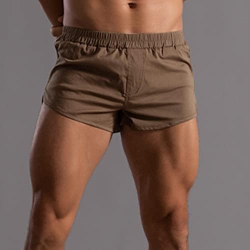 2023 גברים חדשים קיץ מכנסיים בצבע אחיד מכנסיים אלסטי רופפים ספורט מזדמן מהיר יבש ריצה מכנסיים קצרים ישרים חוף מכנסיים תחתונים תחתונים