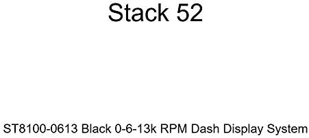 סטאק סט8100-0613 שחור 0-6-13 קראט מערכת תצוגת מקף