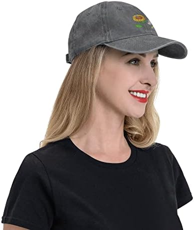 בייסבול קאובוי כובע חמניות מתכוונן למבוגרים בציר כותנה כובעי נשים גברים חיצוני ספורט ג ' ינס שמש כובע