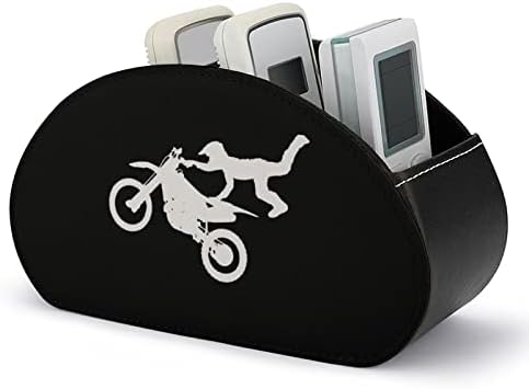 אופניים אופניים אופניים מודפסים טלוויזיה מארגן מרחוק מחזיקי בקרת קופסאות עור PU 5 תאים מיכל אחסון