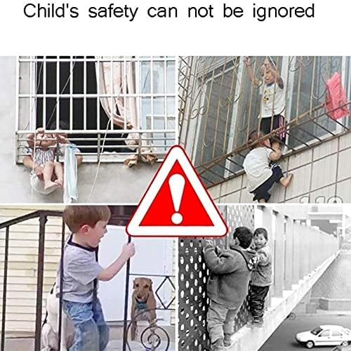 רשת הגנת מדרגות בטיחות לילדים, חבל ניילון לקישוט מגרש משחקים, מדרגות מרפסת חבל מעקה נטו - רשת 10 סמ AFGZQ)