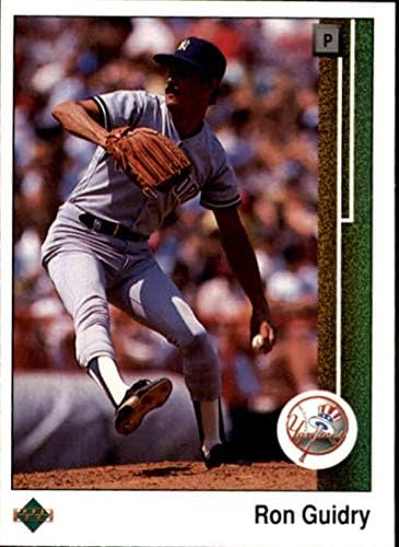 1989 סיפון עליון 307 רון Guidry ניו יורק ינקי MLB כרטיס בייסבול NM-MT