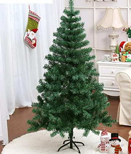 עץ חג המולד 6ft, עץ אורן חג המולד מלאכותי עם עמדת מתכת מוצקה לבית, למשרד, למסיבה, לחג, לחג המולד, לקישוט השנה החדשה