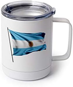 ExpressItbest בקבוק ספורט 22oz - דגל ארגנטינה - אפשרויות רבות