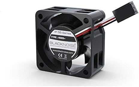 מאווררי תעשייה Blacknoise NB-IP55-Series 40X40X20 מאוורר, 6000 סלד, 30.6 DBA, 7.89 CFM זרימת אוויר
