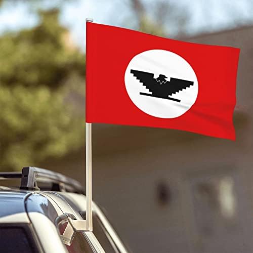 דגל UFW דגל המכונית מגביר את הנראות והבטיחות בכביש 18x12 ב