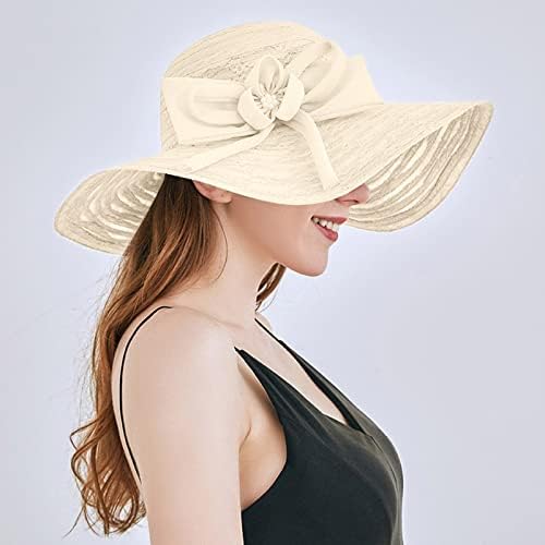 נשים כלה כלה כלה כלה כובע שמש כובע שמלת קיץ כובע פרח רחב כלה כלה כובש כובעי בייסבול