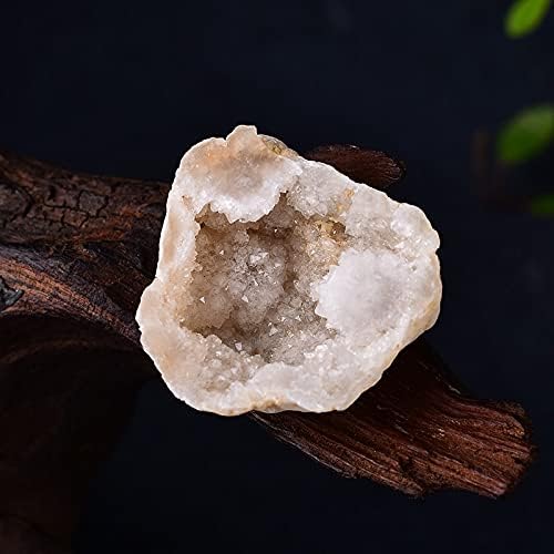 Seewoode AG216 1PC קוורץ טבעי אגת גיאוד חיתוך גביש אשכול קריסטל אבן ריפוי רייקי רוק דגימה מינרלית קוורץ DIY קישוט בית מתנה