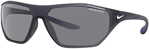 נייקי איירו סחף DQ0811 021 משקפי שמש מט כהים/צורת מלבן כסף 65 ממ