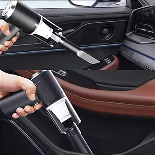 SMLNKOFN שואב אבק כף יד אלחוטית לרכב, 120 וולט יניקה עוצמתית שואב אבק רכב קטן, מיני אבק אבק עם שואב אבק נייד USB