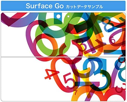 כיסוי מדבקות Igsticker עבור Microsoft Surface Go/Go 2 עורות מדבקת גוף דקיקים במיוחד של גוף 001108 דיגיטלי צבעוני
