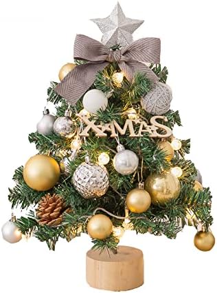 עץ חג המולד של PpeChot מיני, בחירה טובה וקישוט מקורה, הוא כולל אור מיתר ועץ חג המולד קישוטים