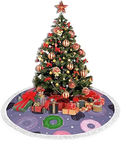 לבבות וסופגניות חצאיות עץ קישוטי חג המולד, חצאית עץ עונתית עונתית לחג מסיבות חג המולד, כל האירועים 36
