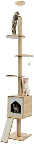 גדול חתול עץ דירה עם סיסל מגרד הודעות בתי ערסל חתול מגדל ריהוט קיטי פעילות מרכז חתלתול לשחק בית