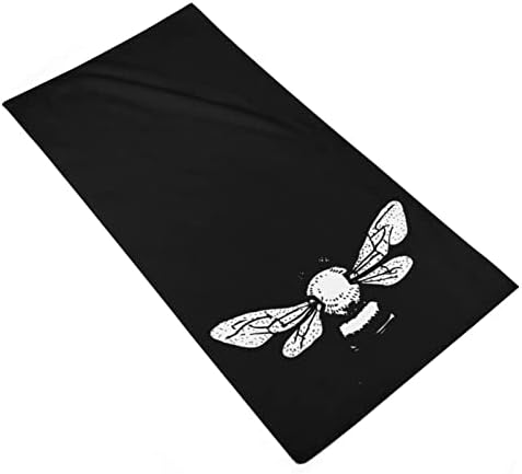 מגבת כביסה של דבורה דבש 28.7 X13.8 מטליות פנים סיבי סופר -סיבים סופגים מגבות מגבות מגבות