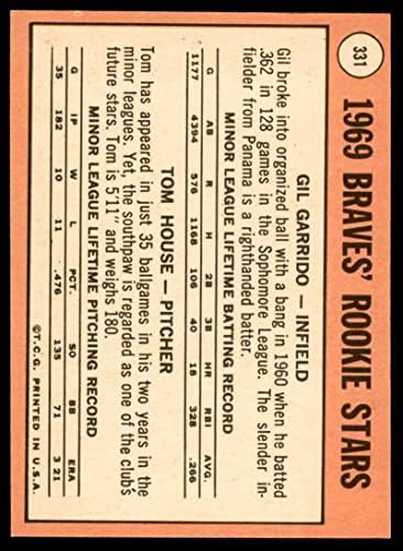 טירון Braves - Gil Garrido/Tom House Card 1969 Topps 331