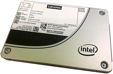 Lenovo 960GB ThinkSystem SSD SATA 3.5in Intel S4510 כניסה 6GB HS