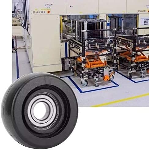 גלגלים של UMKY 4 יחידות 2in אנטי מפותל TPU גלגל כלים עגלת גלגל גלגל גלגל ישן שבור גלגלה עם דיוק גבוה מובנה גלגלי חובה כבדים
