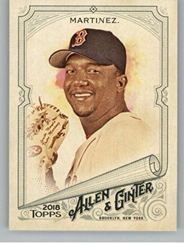 2018 Topps Allen ו- Ginter 99 Pedro Martinez Red Sox Baseball Card