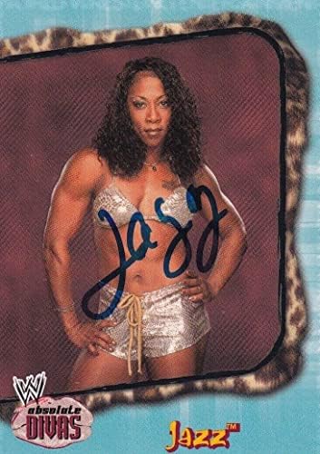 ג'אז חתום 2002 Fleer WWE Divas Trookie Card 35 RC ECW NWA Autograph