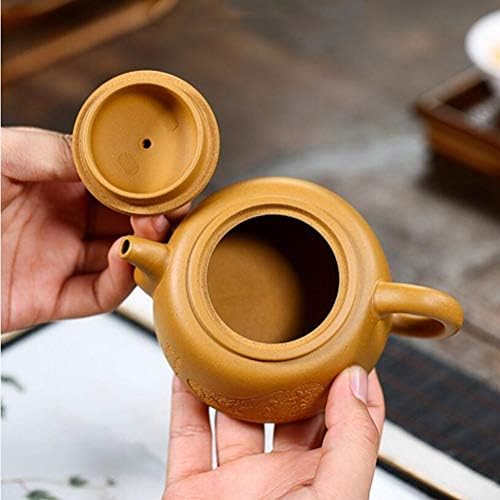 סיר תה Wionc סיר סגול סגול קומקום תוצרת תה בעבודת יד סט טקס תה קומקום מתנות 200 מל