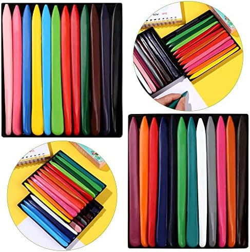 Gofidin 24 צבעים שאינם מלוכלכים ביד רחיצה משולשת עפרון פלסטי
