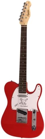 סטיב מילר חתם על חתימה בגודל מלא RCR פנדר טלקסטר גיטרה חשמלית ורישום אמנות מקורי עם אימות ג'יימס ספנס JSA - להקת סטיב מילר, ילדי העתיד,