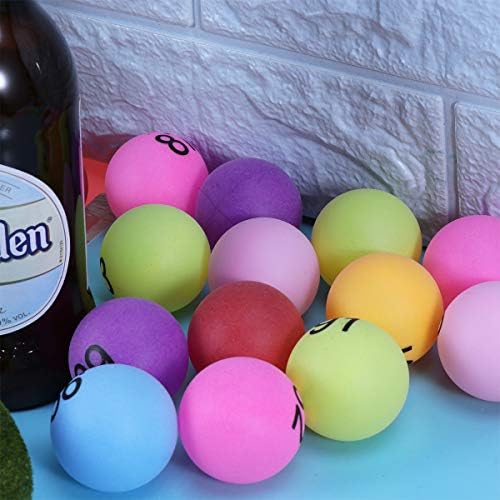 כדורי הגרלה צעצועים מגוונים צבעים פינג פינג כדורי שולחן מספרים כדורי טניס 40 ממ לקישוט מסיבת המשחק מספר 1-150