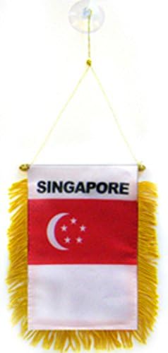 חלון מכונית דגל סינגפור תלוי דגל