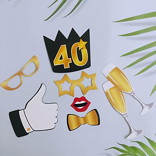 AAAMN 24 יחידות מצחיקות מפלגת יום הולדת 40 תאי צילום אבזרים