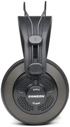 Samson Semi Open-Back Studio Hearphone, שחור, מעל אוזן